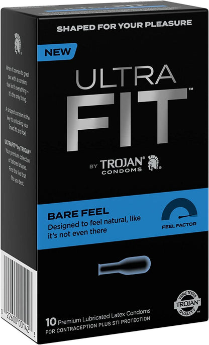 美國 Trojan 戰神 Ultra Fit 裸感貼合安全套 / 10片裝