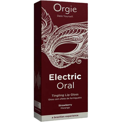 Orgie｜Electric Oral 草莓味口交震感唇蜜｜感官提升液 10ml