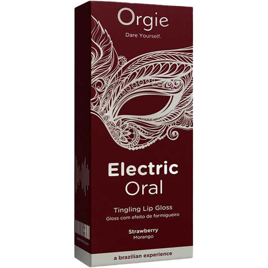 Orgie｜Electric Oral 草莓味口交震感唇蜜｜感官提升液 10ml