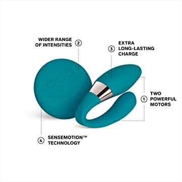 LELO TIANI Duo 雙摩打情侶震動按摩器｜黑／藍
