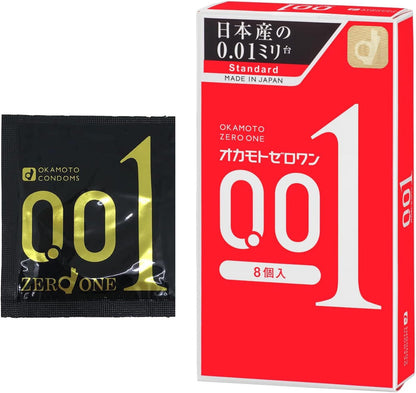 岡本 ZERO-ONE 0.01mm PU保險套 / 34mm / 8片裝