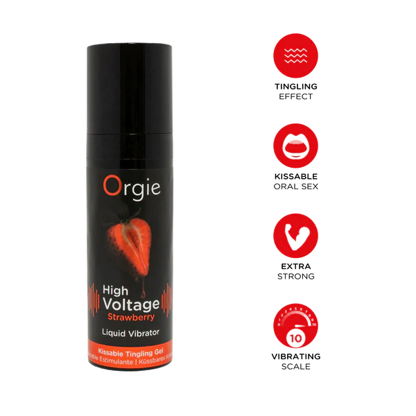 Orgie｜High Voltage 草莓酥麻口交高潮液｜15ml