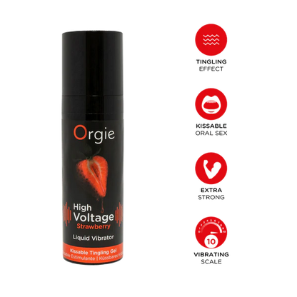 Orgie｜High Voltage 草莓酥麻口交高潮液｜15ml