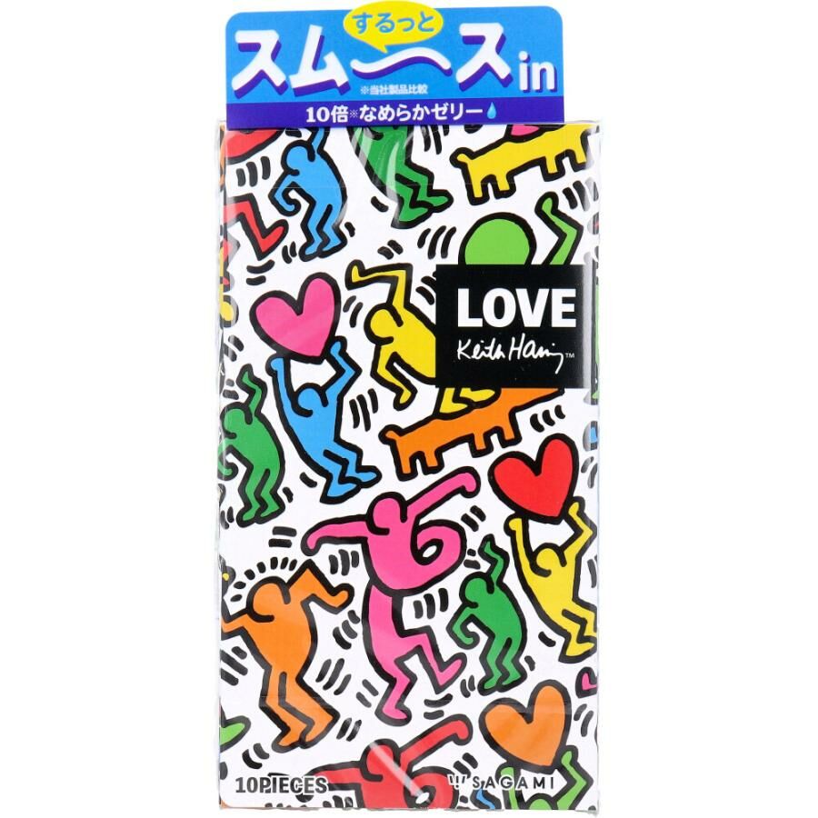 相模 Sagami Keith Haring Smooth 基斯哈林系列 平滑型安全套 / 35mm / 5片裝