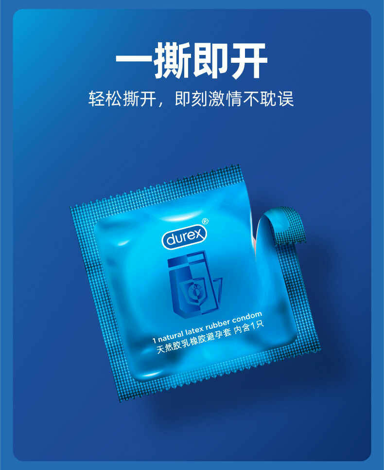 Durex Jeans 多量潤滑活力乳膠安全套｜33mm｜8片裝