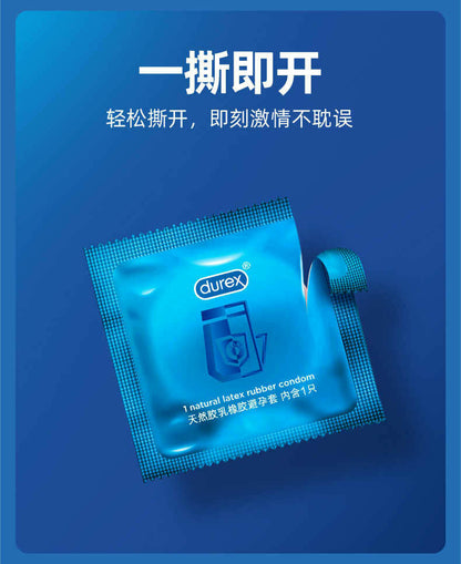 Durex Jeans 多量潤滑活力乳膠安全套｜33mm｜8片裝