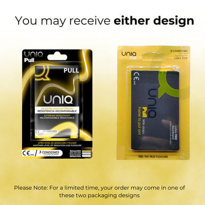 UNIQ Pull 非乳膠易戴安全套 3片裝
