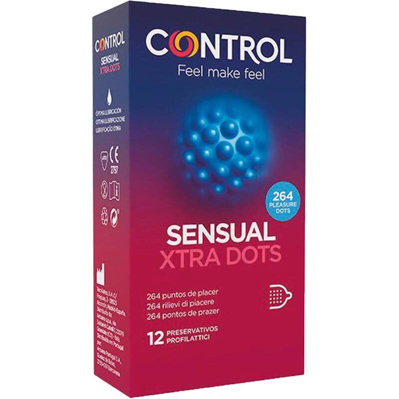 Control｜Sensual Xtra Dots｜34mm｜12片