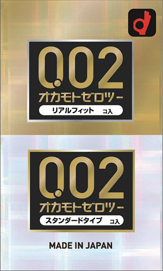 岡本 Okamoto 0.02mm 兩合一套裝安全套 / 33mm / 多片裝