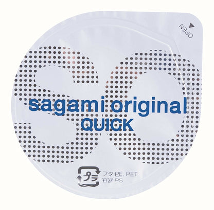 相模 Sagami Original 0.02mm Quick 超易穿戴裝安全套（Easy Wear）/ 36mm / 10片裝