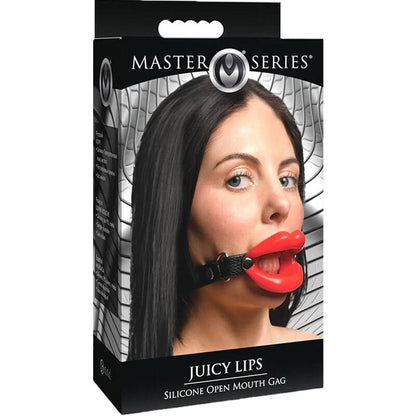 Master Series｜Juicy Lips 唇形矽膠開口鎖口球