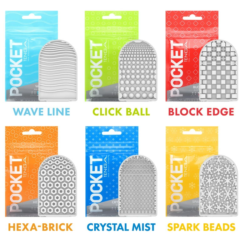 TENGA Pocket 口袋飛機膠｜多紋路便攜自慰套