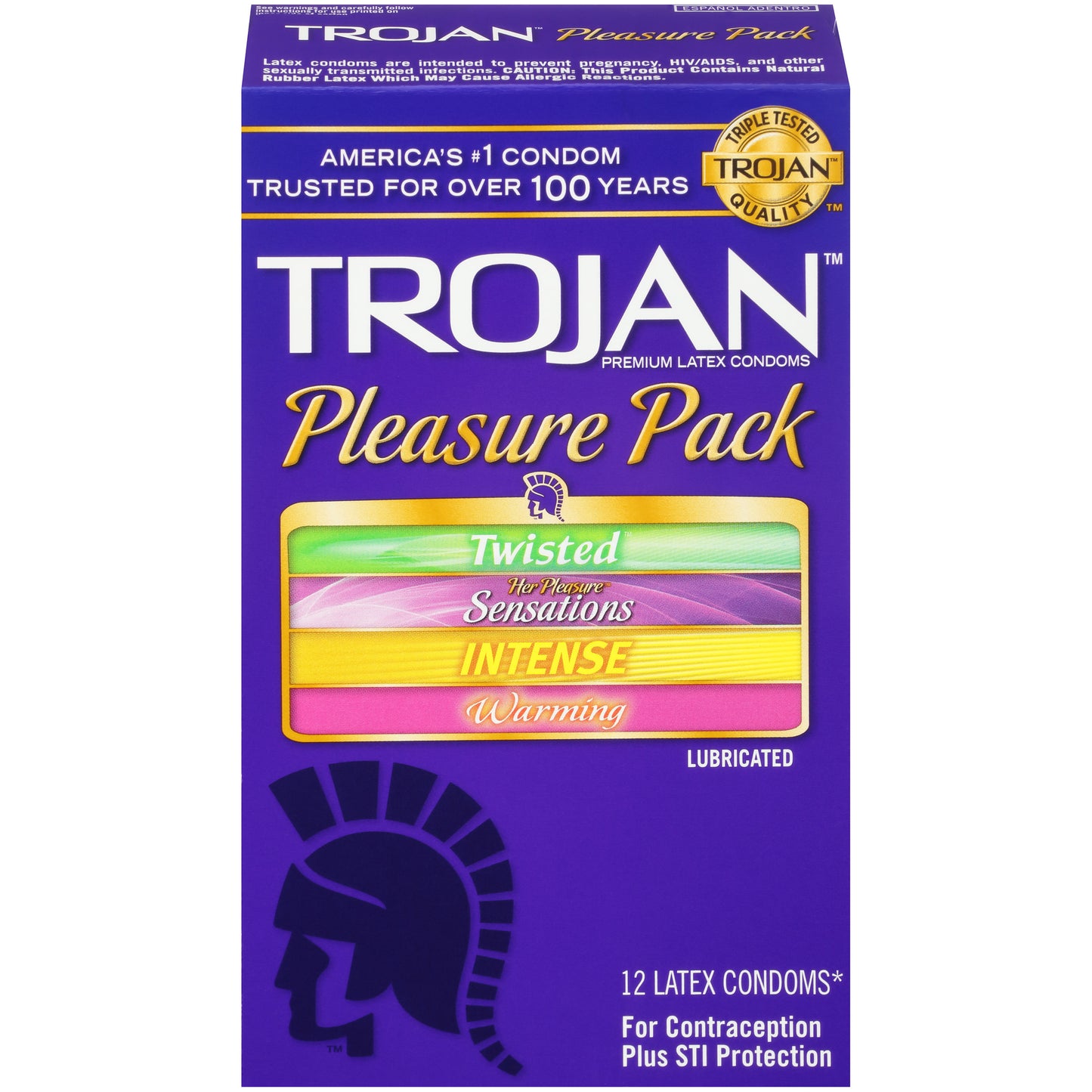 美國 戰神 Trojan Pleasure Pack 愉悅雜錦系列安全套 - 12片裝