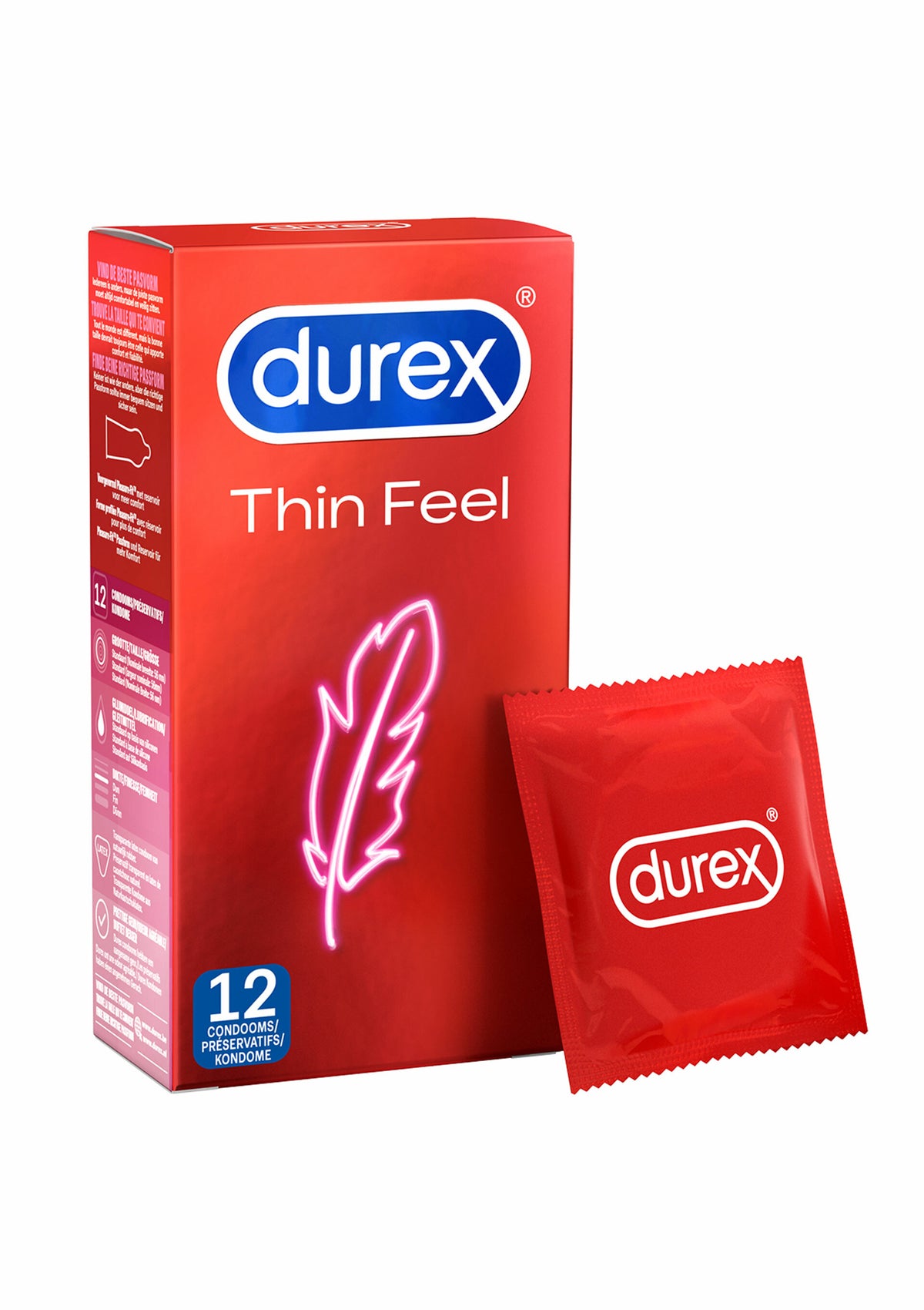 杜蕾斯 Durex Fetherlite 更薄裝安全套 / 52.5mm / 6片裝