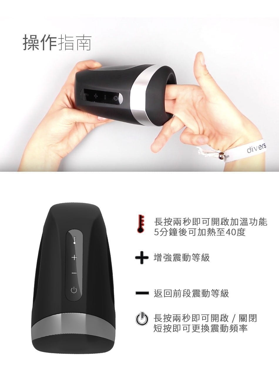 Satisfyer Men 加熱震動口交感自慰器