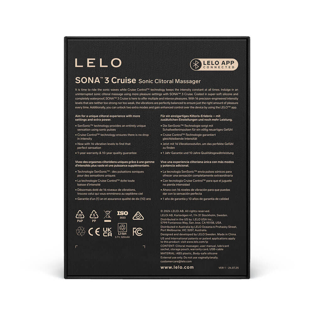LELO｜SONA 3 Cruise 聲波陰蒂吸啜器