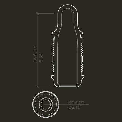 The Handy｜Stamina 低敏感光滑貫通式飛機膠套 Flow｜96mm