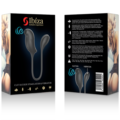 Ibiza 陰蒂吸啜震動器｜雙重刺激防水設計