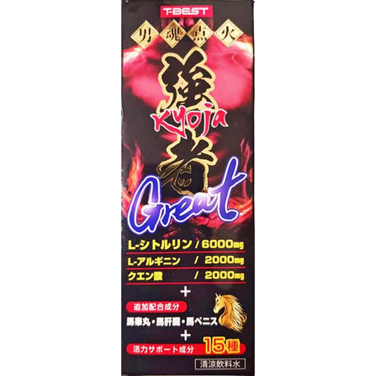 T-Best 強者Great 男性機能能量飲料｜瓜氨酸6000mg - 100ml