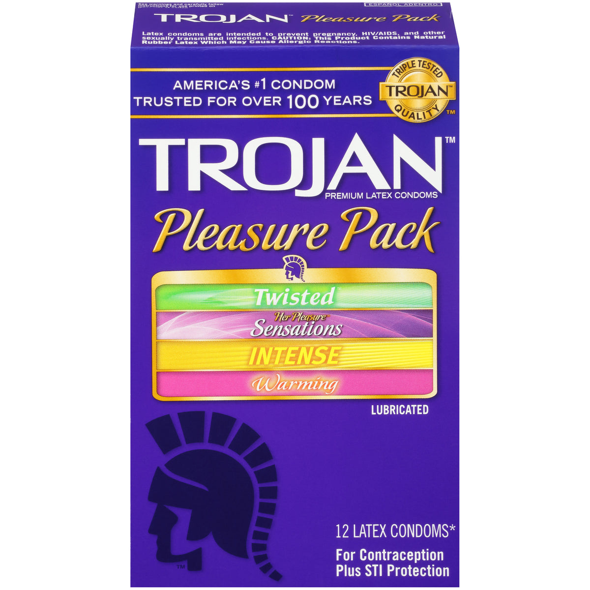 美國 戰神 Trojan Pleasure Pack 愉悅雜錦系列安全套 - 12片裝