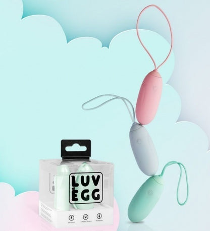 LUV EGG｜牛奶色遙控震蛋｜防水靜音