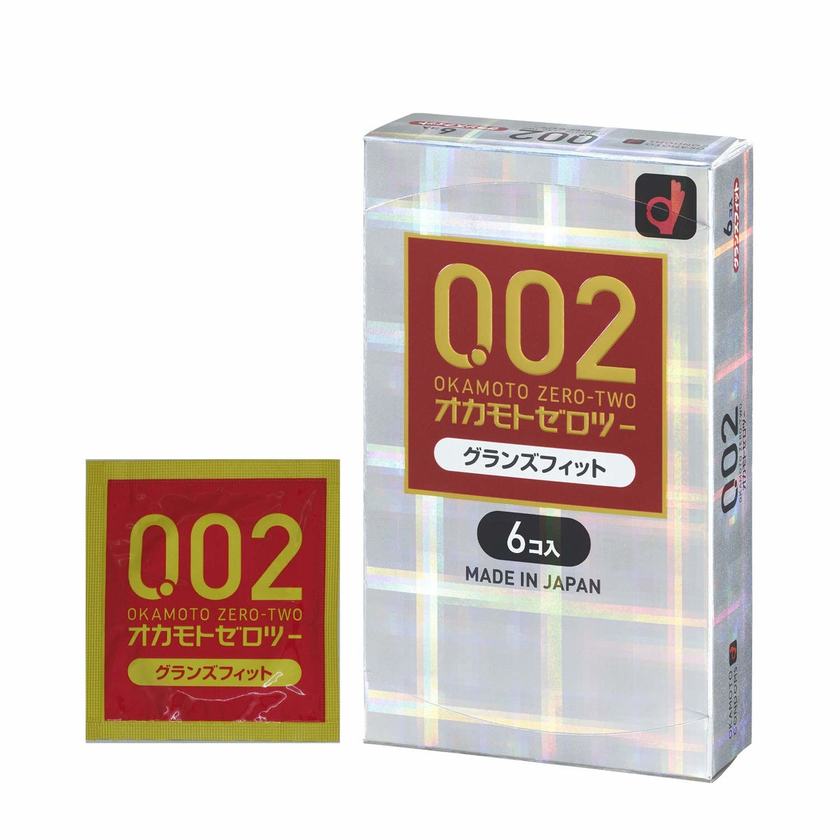 岡本 Okamoto 0.02mm 前端特闊安全套 / 33mm / 6片