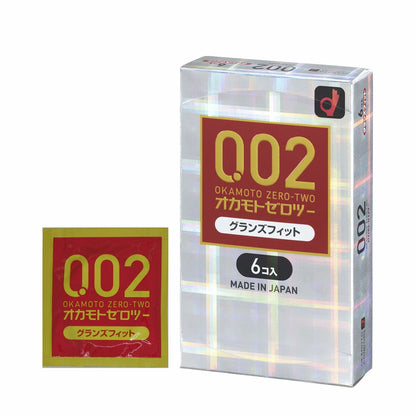 岡本 Okamoto 0.02mm 前端特闊安全套 / 33mm / 6片