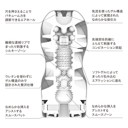 TENGA｜Air Cushion Soft 超柔軟氣墊飛機杯