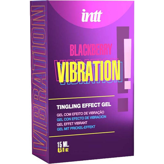 INTT｜Vibration 黑莓溫熱酥麻感官提升液｜男女適用 - 15ml