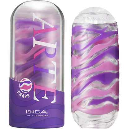 TENGA Arte 彈彈織紋飛機杯｜柔軟回彈