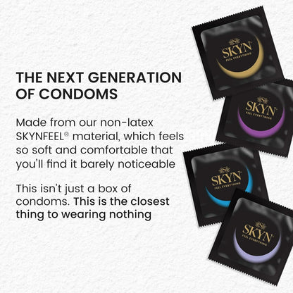 SKYN Selection 雜錦非乳膠安全套｜PI材質｜34mm｜12片裝