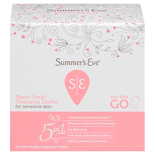 Summer's Eve｜敏感肌私密潔膚濕紙巾｜14片