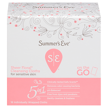 Summer's Eve｜敏感肌私密潔膚濕紙巾｜14片
