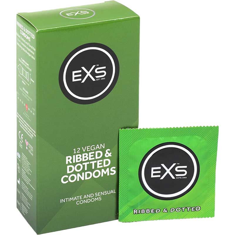 EXS 環紋凸點安全套 / 36mm / 12片裝