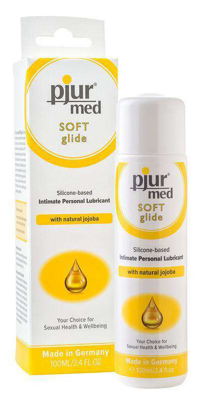 Pjur MEDSoft順滑矽性（安全套適用）潤滑劑 - 100ml