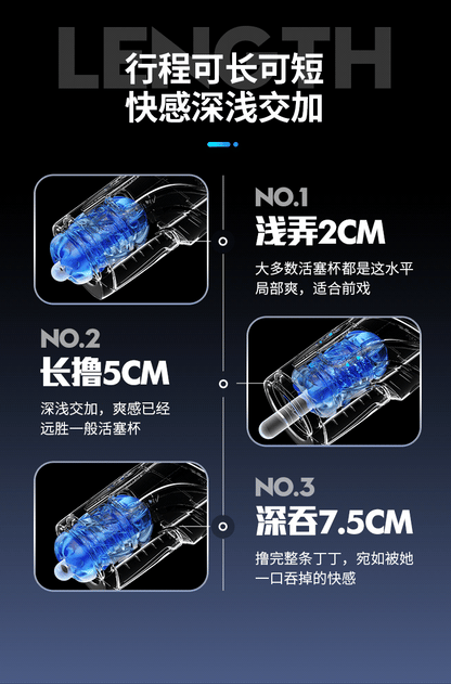 Leten雷霆｜暴風砲王奢享版｜全自動伸縮飛機杯