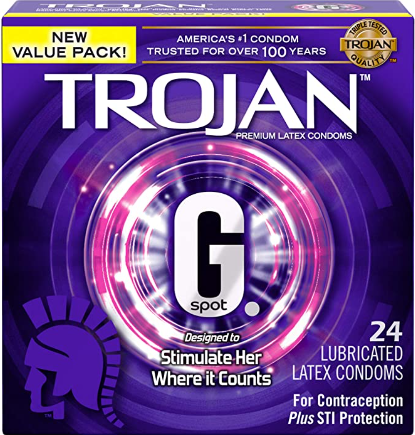 美國 Trojan 戰神 G. Spot G點刺激安全套 / 34mm / 3片裝