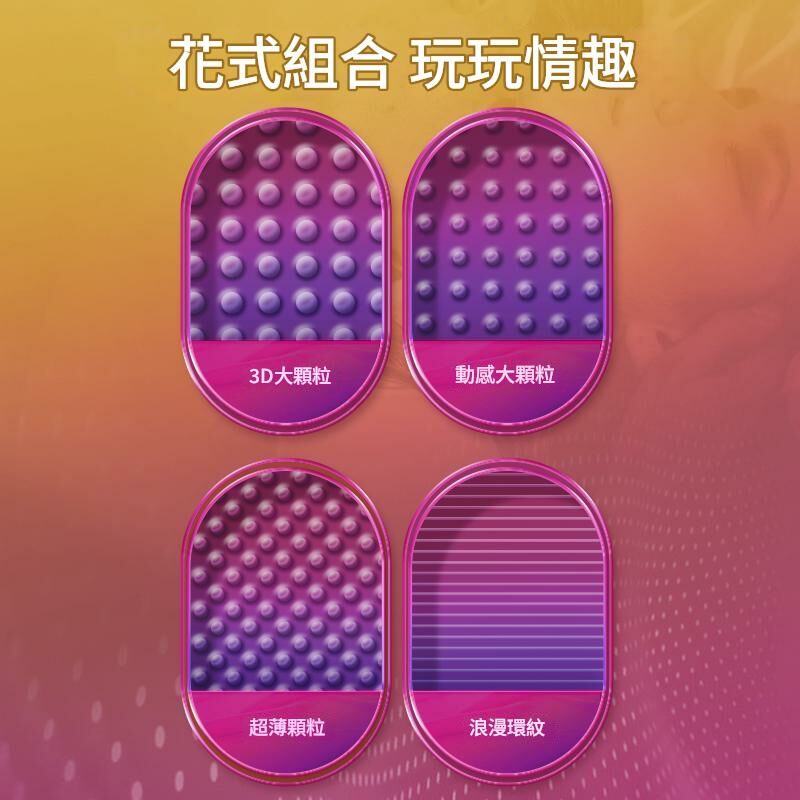 杰士邦 Jissbon 情趣四合一雜錦款式安全套 / 52mm / 20片裝