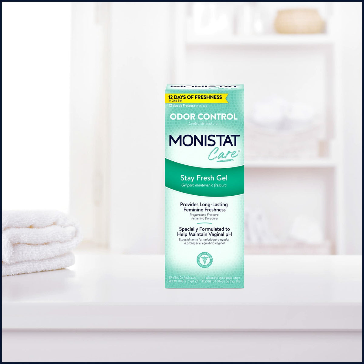 Monistat｜Complete Care 私密清新凝膠｜維持pH平衡消除異味｜2.3g×4支