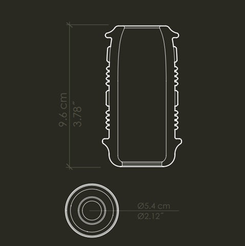 The Handy｜Stamina 低敏感光滑貫通式飛機膠套 Flow｜96mm
