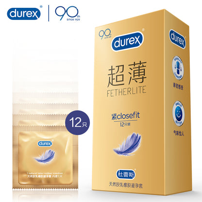 Durex 緊型超薄貼合防脫保險套／31mm／12片裝