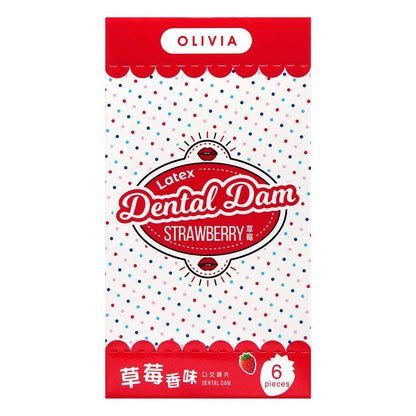 Olivia｜糖果屋草莓香味口交膜｜6片