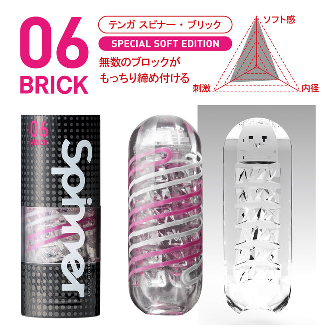 Tenga Spinner 自動迴旋吸啜飛機膠｜7款