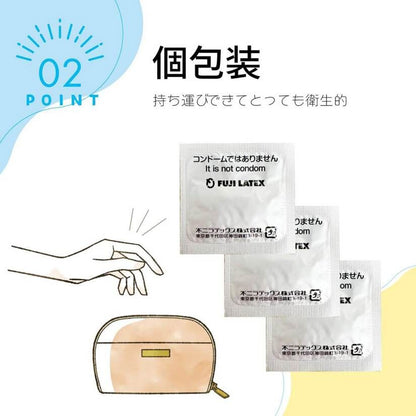 Fuji Latex Ubicon 手指專用乳膠衛生套｜透明｜6片裝
