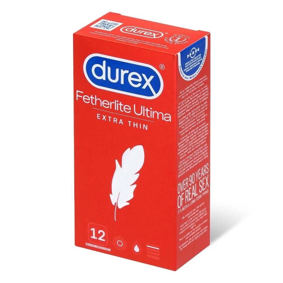 Durex Fetherlite Ultima 極薄高感乳膠安全套｜12片