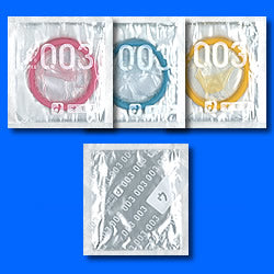 岡本 Okamoto 0.03mm 三色系列安全套 / 12片裝