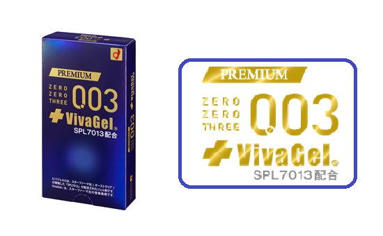 岡本 Okamoto Premium 0.03 VivaGel 抗病毒潤滑劑安全套（10片裝）