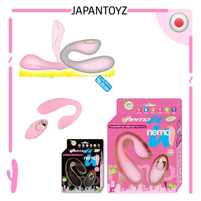 JAPANTOYZ nemo:U 雙摩打遙控兩點震動器