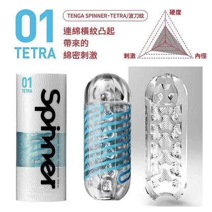 Tenga Spinner 自動迴旋吸啜飛機膠｜7款