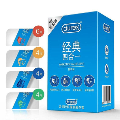 杜蕾斯 Durex 四合一雜錦安全套｜33mm｜18片裝
